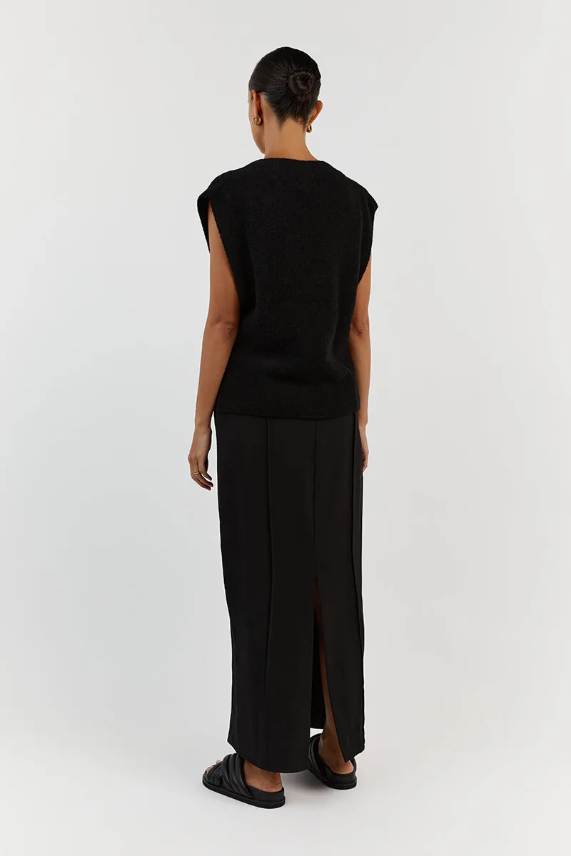 RAF BLACK KNIT VEST
